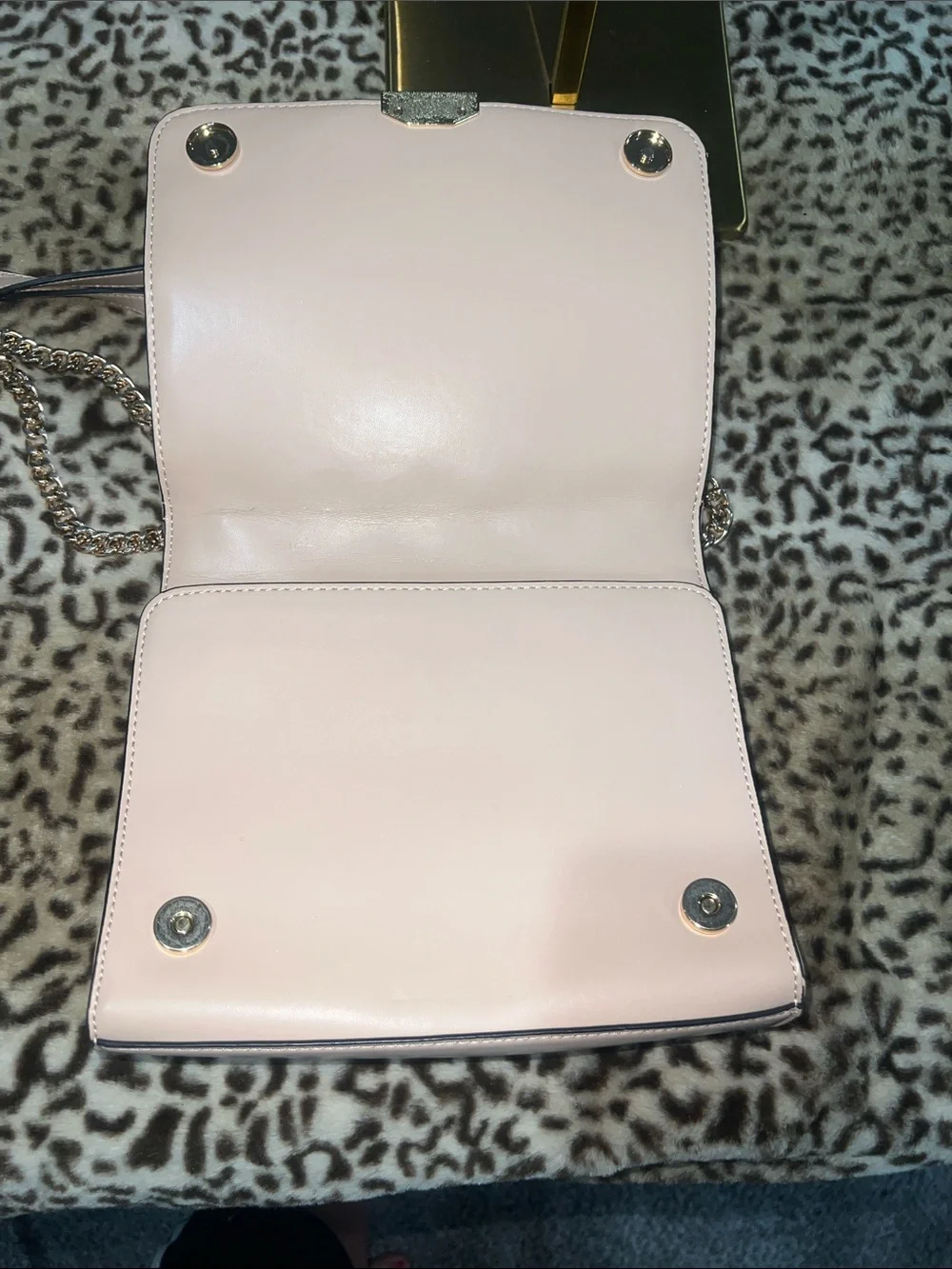 ALDO Quilted Blush Pink Chain-Strap Crossbody Bag